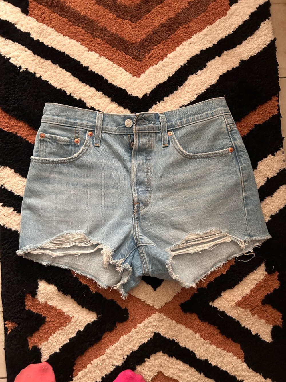Levis High Waisted Shorts